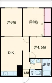 矢善ビルの間取り画像