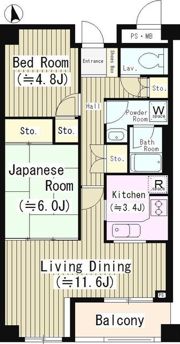 コンフォール上祖師谷の間取り画像