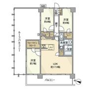 サンクレイドル桜街道レジデンスの間取り画像