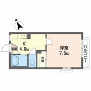 加賀野壱番街 Dの間取り画像