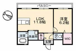 C．C．COURT五日市駅前の間取り画像