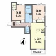 ベレオ名東の間取り画像