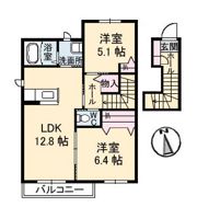 花ぽーと E棟の間取り画像