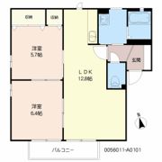 サンバス南原 A棟の間取り画像