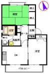 エスポワール北花立の間取り画像