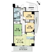 ライオンズマンション東村山第5の間取り画像