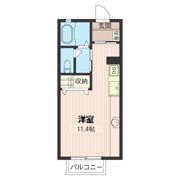 グランディールBの間取り画像