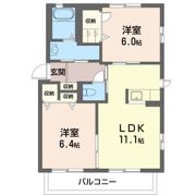 パスティヤージュBの間取り画像