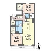 ラフィーネ 泉が丘の間取り画像