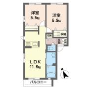 ファミーユIの間取り画像