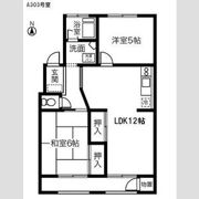ハイツ北出 A棟の間取り画像