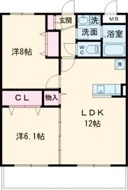 ラグゼナ千現の間取り画像