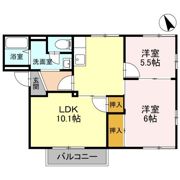 ライフタウニーA街区 4号棟の間取り画像
