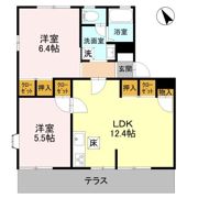 ライフタウニーB街区 5号棟の間取り画像