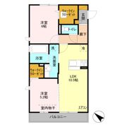 イルソーレ吉川美南 ロッソの間取り画像