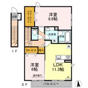 リバティ ウィングフォレストの間取り画像