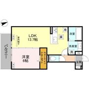 GRAMM下津林WESTの間取り画像