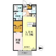 セジュールショコラの間取り画像