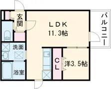 Plume翠町の間取り画像