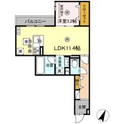 DーAxis旭 A棟の間取り画像