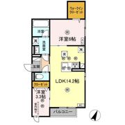 DーAxis旭 A棟の間取り画像