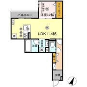 DーAxis旭 B棟の間取り画像