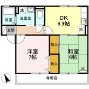 セジュール･ミナミ A棟の間取り画像