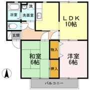 アムール B棟の間取り画像