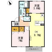 シャーメゾン桑野の間取り画像