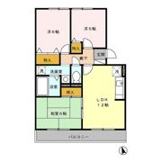 リバーフィールドⅠの間取り画像