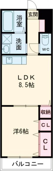 エンデバーの間取り画像
