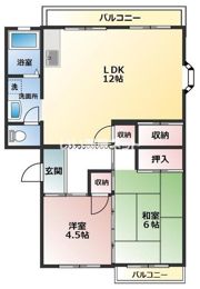 ハイツメヤーの間取り画像