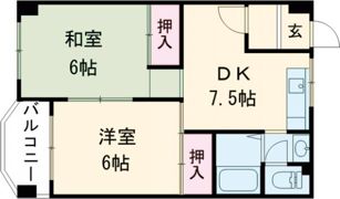 岡林マンションの間取り画像