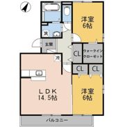 ルミエール静B棟の間取り画像