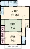 山田ハイツの間取り画像