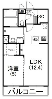 クオーレルミノーザの間取り画像