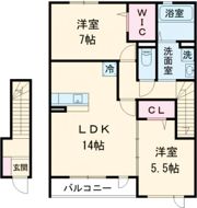 ヴィラ ファミールの間取り画像