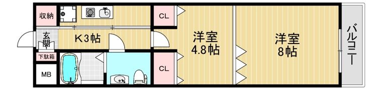 クリアグランの間取り画像