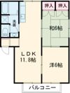 ハイム天領の間取り画像