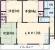 桜 B棟の間取り画像