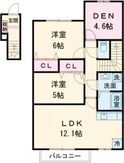 フランブルーⅡの間取り画像