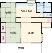 茂原市上太田平屋の間取り画像