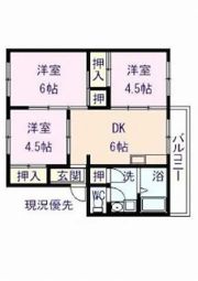 ヴィラナリー須波1号棟の間取り画像
