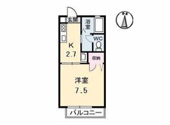 ディア エスタ A棟?の間取り画像