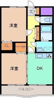 マンションメルベーユの間取り画像