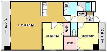 グランドール桜井の間取り画像