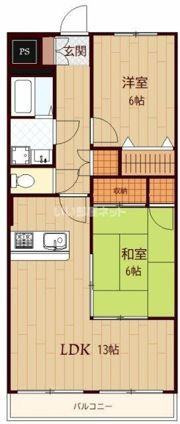 Cielo・Garden Ⅱの間取り画像