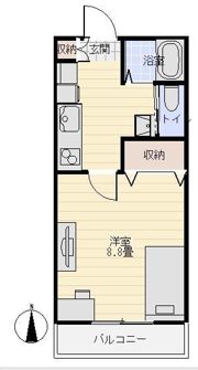 ウエストガーデンⅡの間取り画像