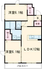 プランタン ユイットの間取り画像