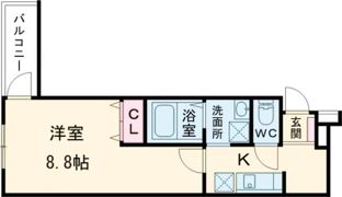 フジパレス東花園イーストの間取り画像